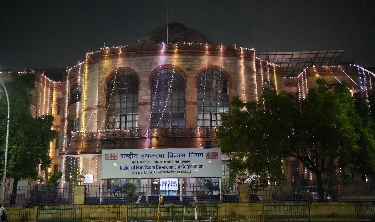 NHDC HQ decked up for the 79th Independence Day - August-2025