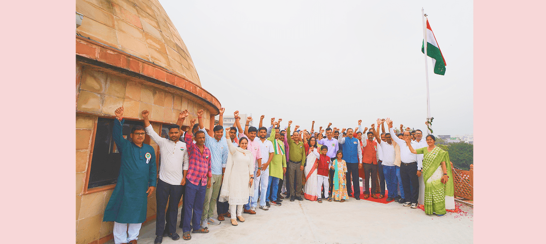 Team NHDC reaffirmed their commitment to the Nation on the occasion of the 79th Independence Day