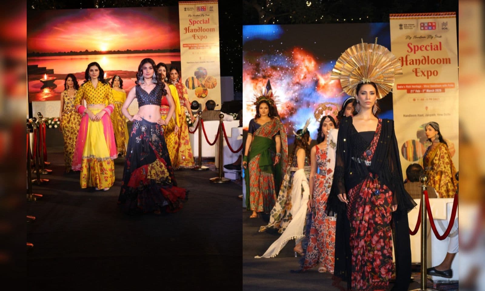 A Paridhan Pradarshini based on naturally dyed garments added a celebratory touch to NHDC’s 43rd Foundation Day at Handloom Haat, Janpath - Feb 2026