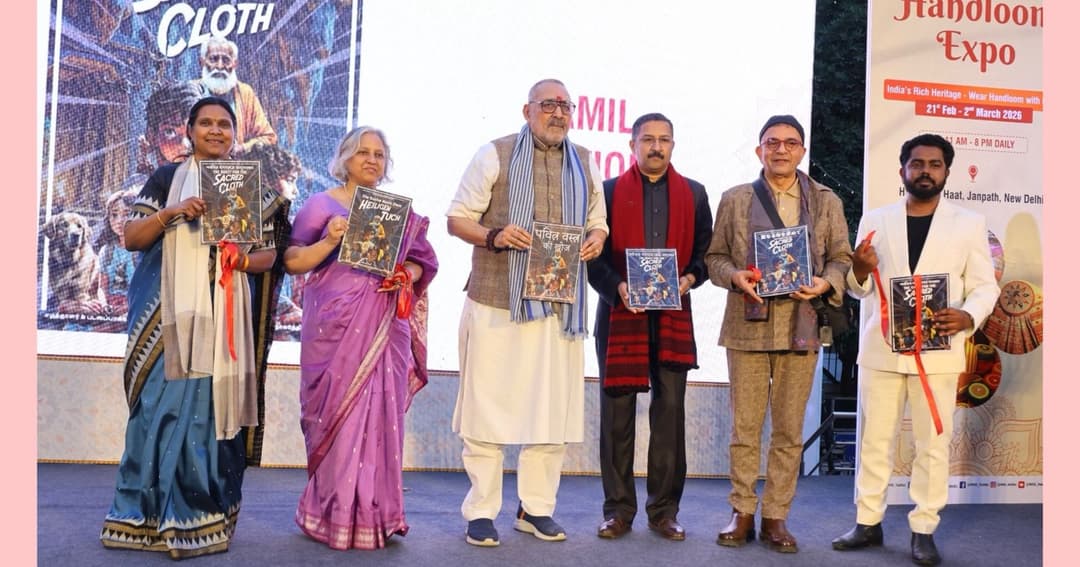 The SHE and celebration of NHDC’s 43rd Foundation Day marked the release of a multi-lingual handloom comic book, Feb-2026