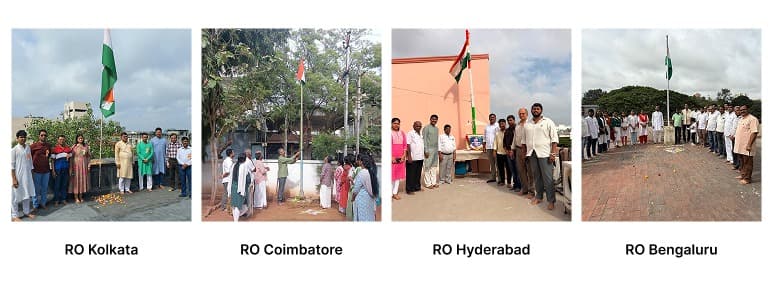 Celebration of the 80th Independence Day at its Regional Offices in a Spirit of Patriotism – Aug - 2026
