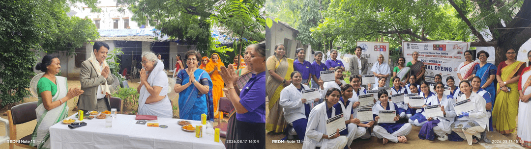DIY Workshop on Natural Dyeing held at Banasthali Vidyapith as part of the 12th National Handloom Day celebrations -  Aug 2026